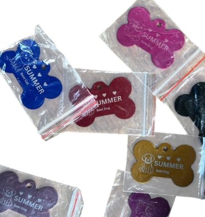 1-piece CUSTOMIZE Your Pet's Style with Laser Engraved Dog Tags!