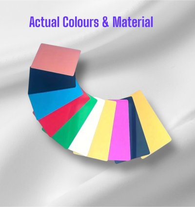 100 Business Cards  Metal Business Card Set - Premium, Customizable, and Colorful